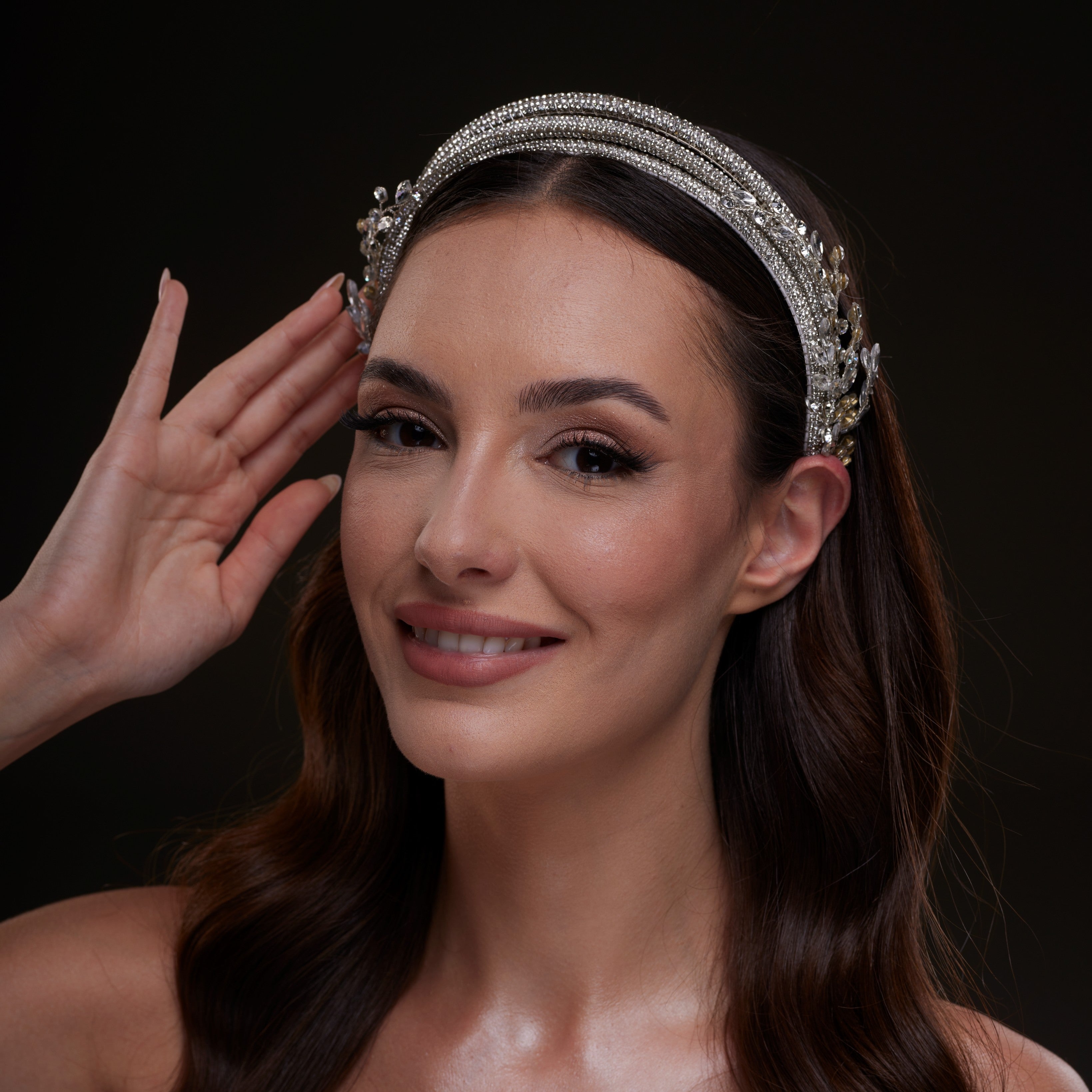 Crystal Beaded Bridal Headband