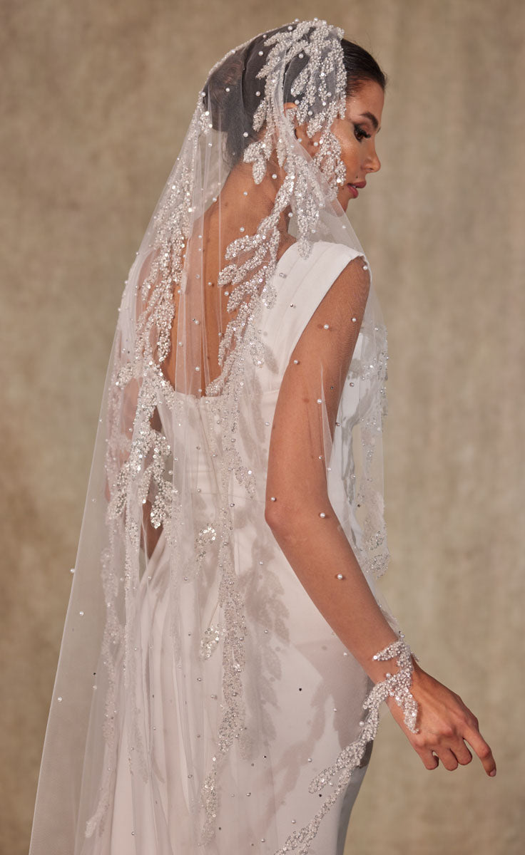 Embroideried Wedding Veil