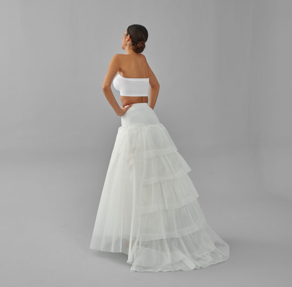 Wedding Dress Underskirt, White Petticoat