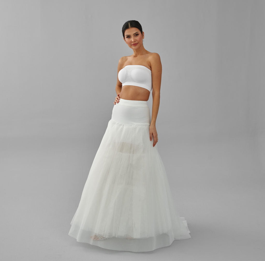 Wedding Dress Underskirt, White Petticoat