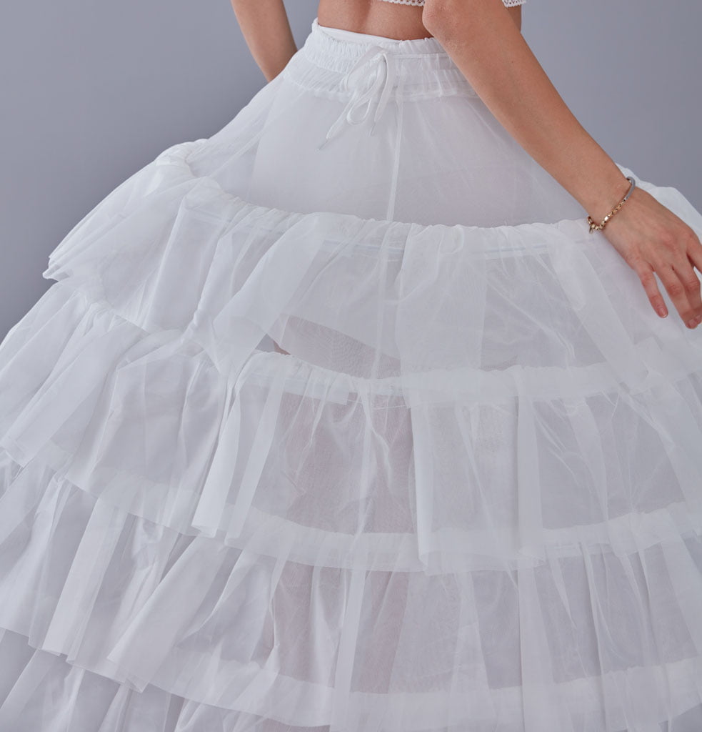 Quinceañera Dress Petticoat, Wedding Dress Underskirt, Bridal Ball Gown Crinoline