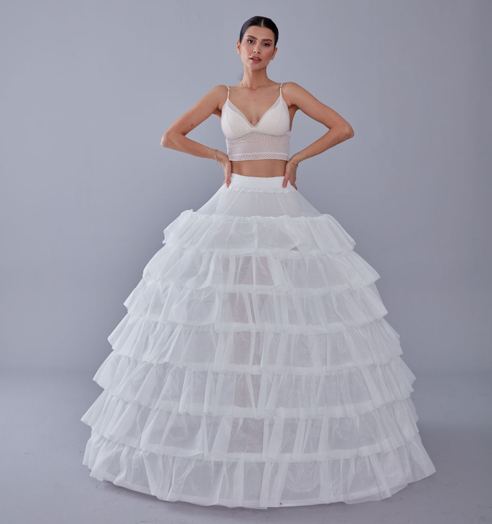 Quinceañera Dress Petticoat, Wedding Dress Underskirt, Bridal Ball Gown Crinoline