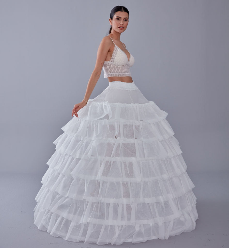 Quinceañera Dress Petticoat, Wedding Dress Underskirt, Bridal Ball Gown Crinoline