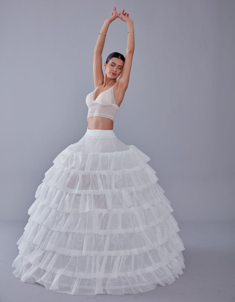 Quinceañera Dress Petticoat, Wedding Dress Underskirt, Bridal Ball Gown Crinoline