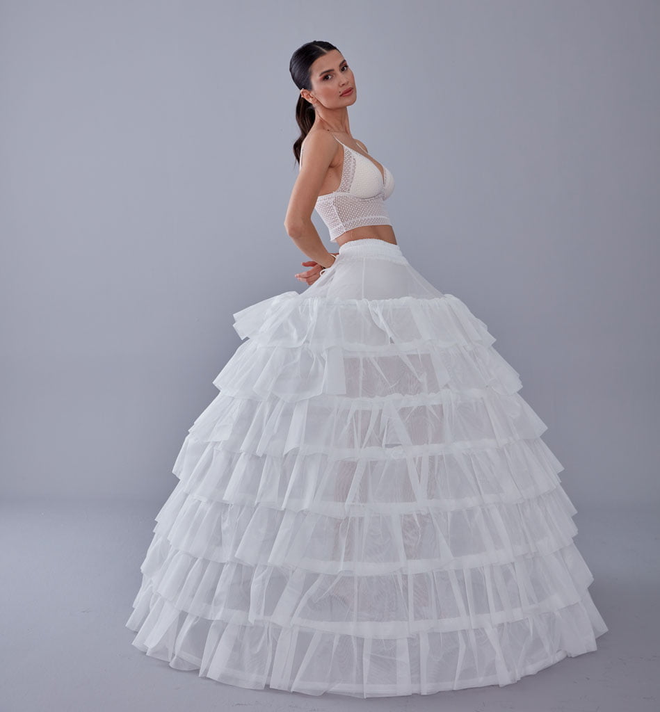 Quinceañera Dress Petticoat, Wedding Dress Underskirt, Bridal Ball Gown Crinoline