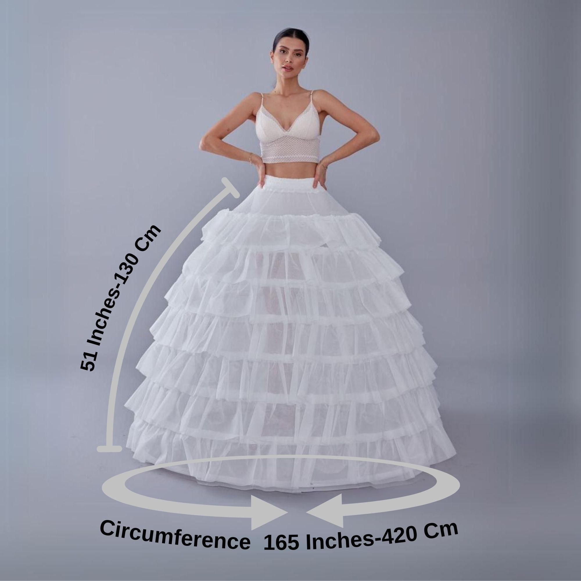 Quinceañera Dress Petticoat, Wedding Dress Underskirt, Bridal Ball Gown Crinoline - Bridal Port