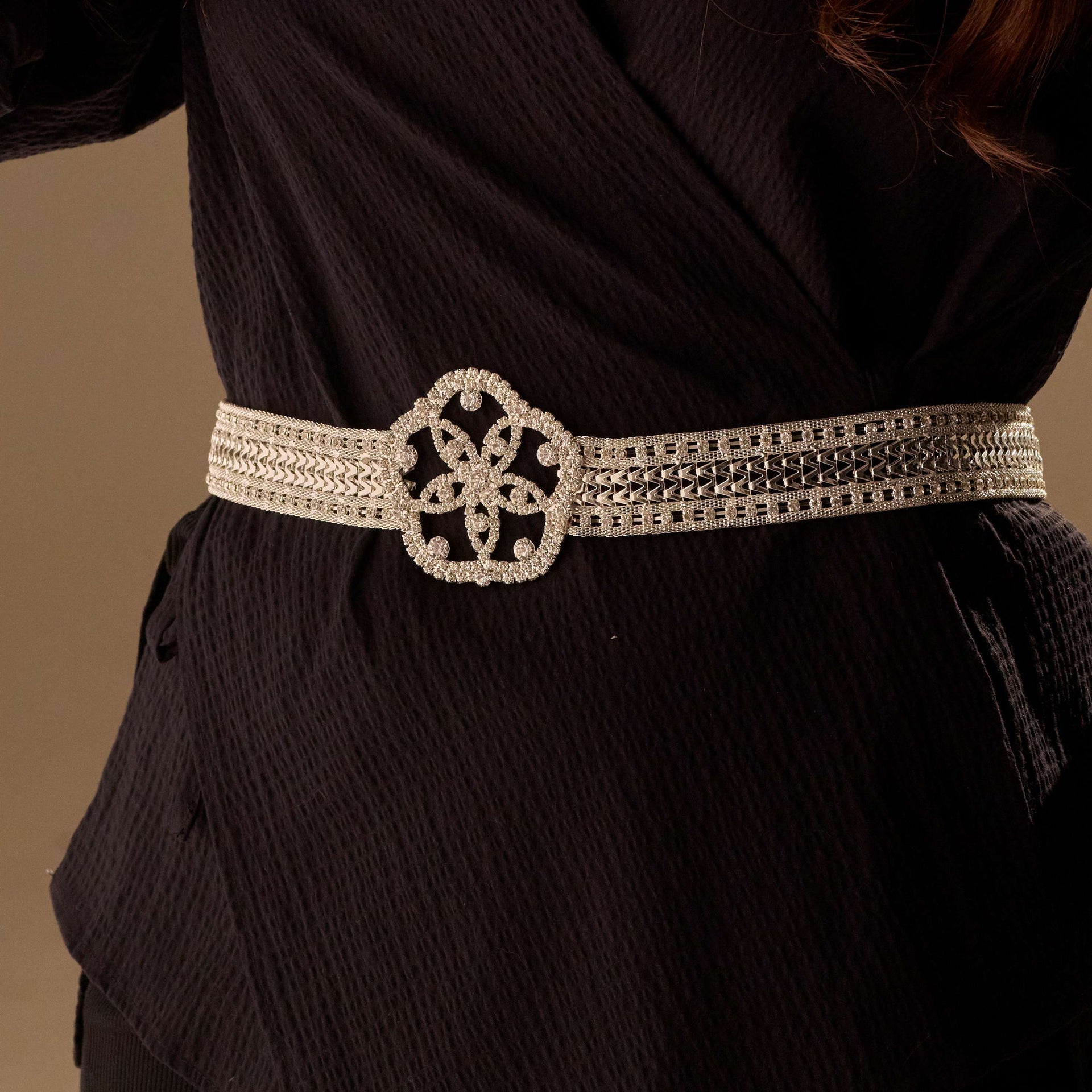 dress code sporty elegant Ever-Pretty Chiffon V-Neck Beaded Waist A-Line Evening Dress main image 1