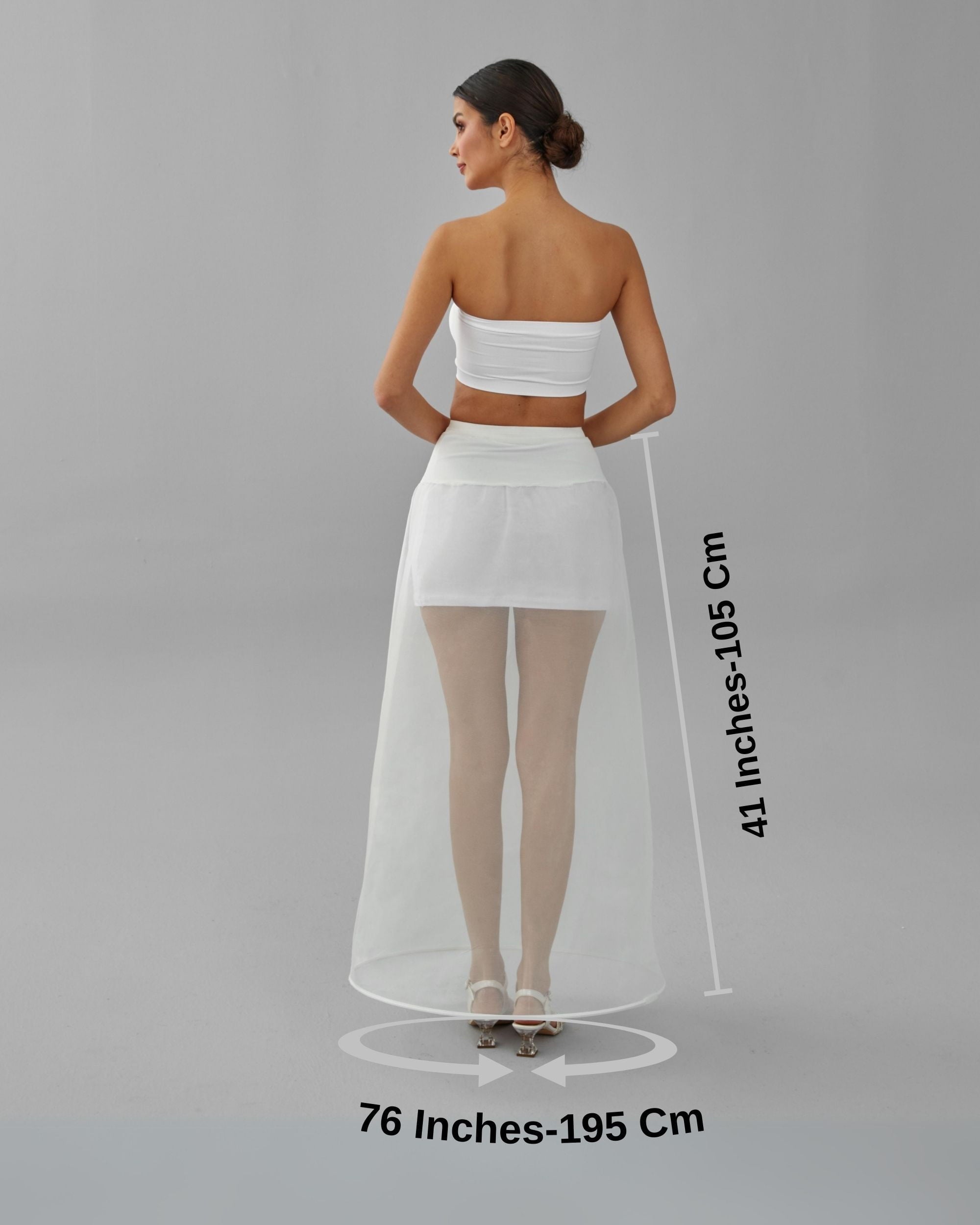 Wedding Dress Underskirt, White Petticoat