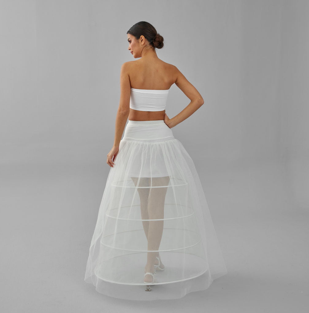 White Wedding Dress Underskirt - Petticoat for Enhanced Silhouette and Comfort