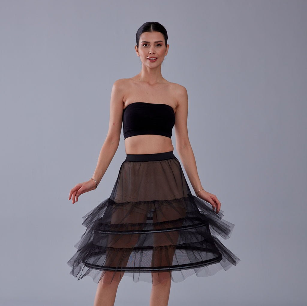 Black Petticoat, Lining Skirt Petticoat, Wedding Dress Underskirt