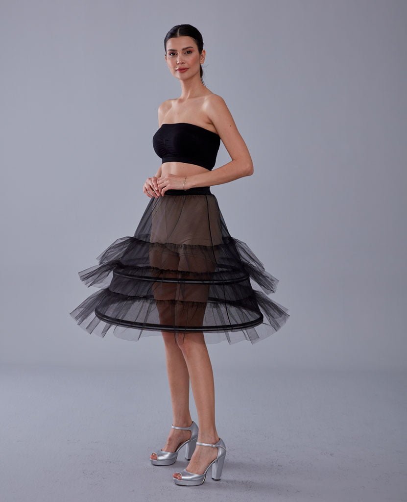 Black Petticoat, Lining Skirt Petticoat, Wedding Dress Underskirt