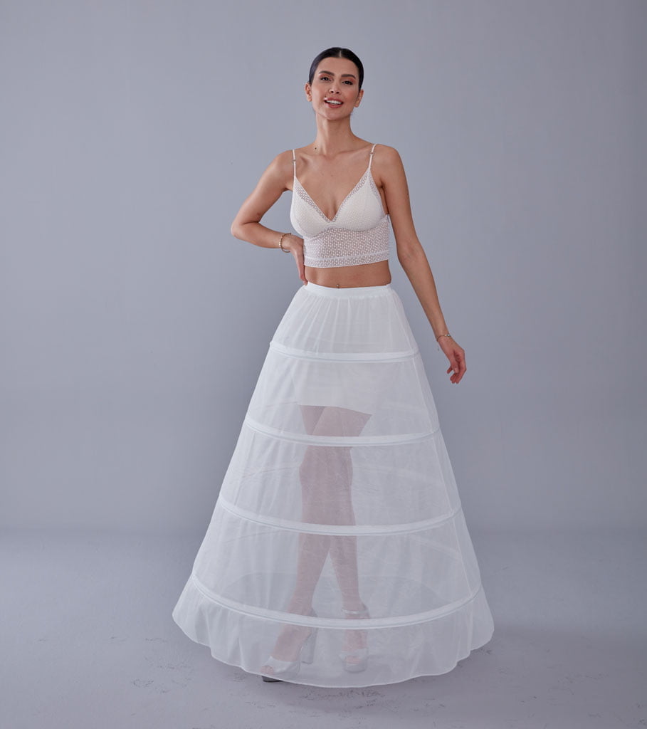 White Petticoat for Costumes and Bridal Gowns