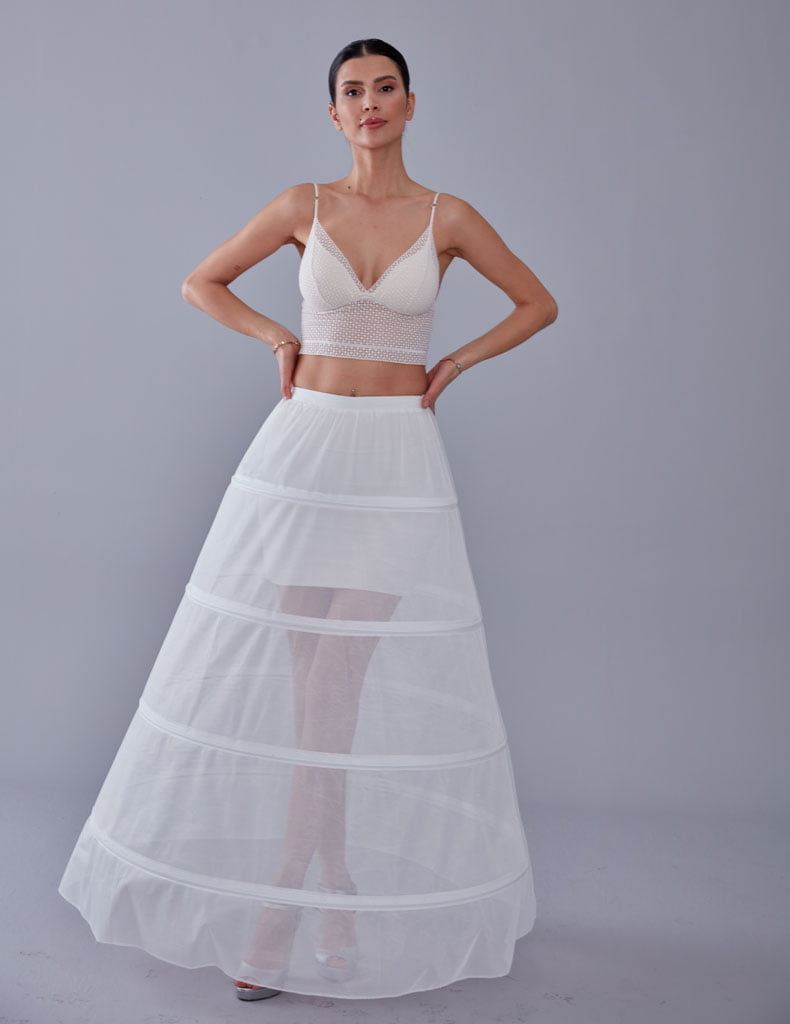 White Petticoat for Costumes and Bridal Gowns