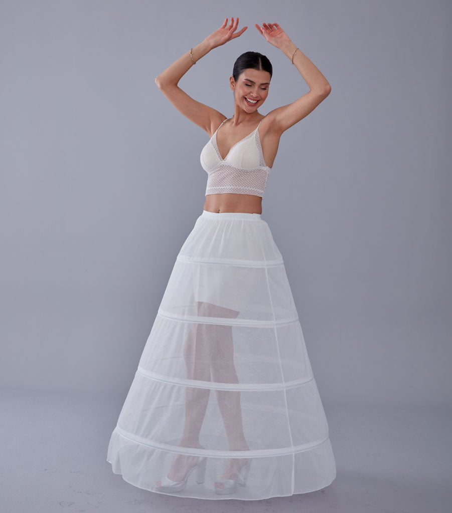 White Petticoat for Costumes and Bridal Gowns