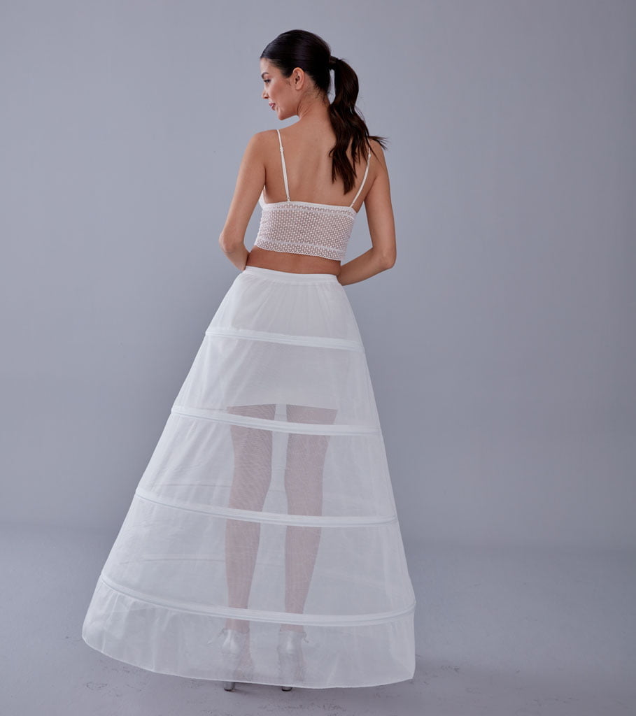 White Petticoat for Costumes and Bridal Gowns