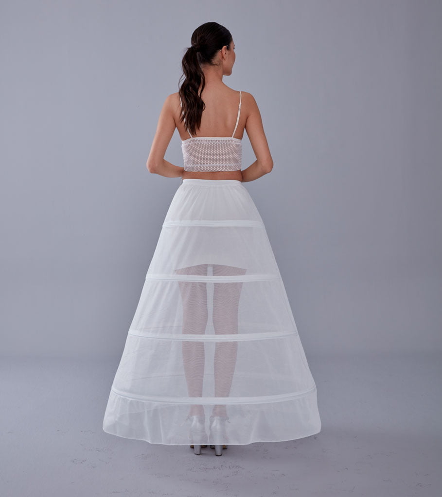 White Petticoat for Costumes and Bridal Gowns