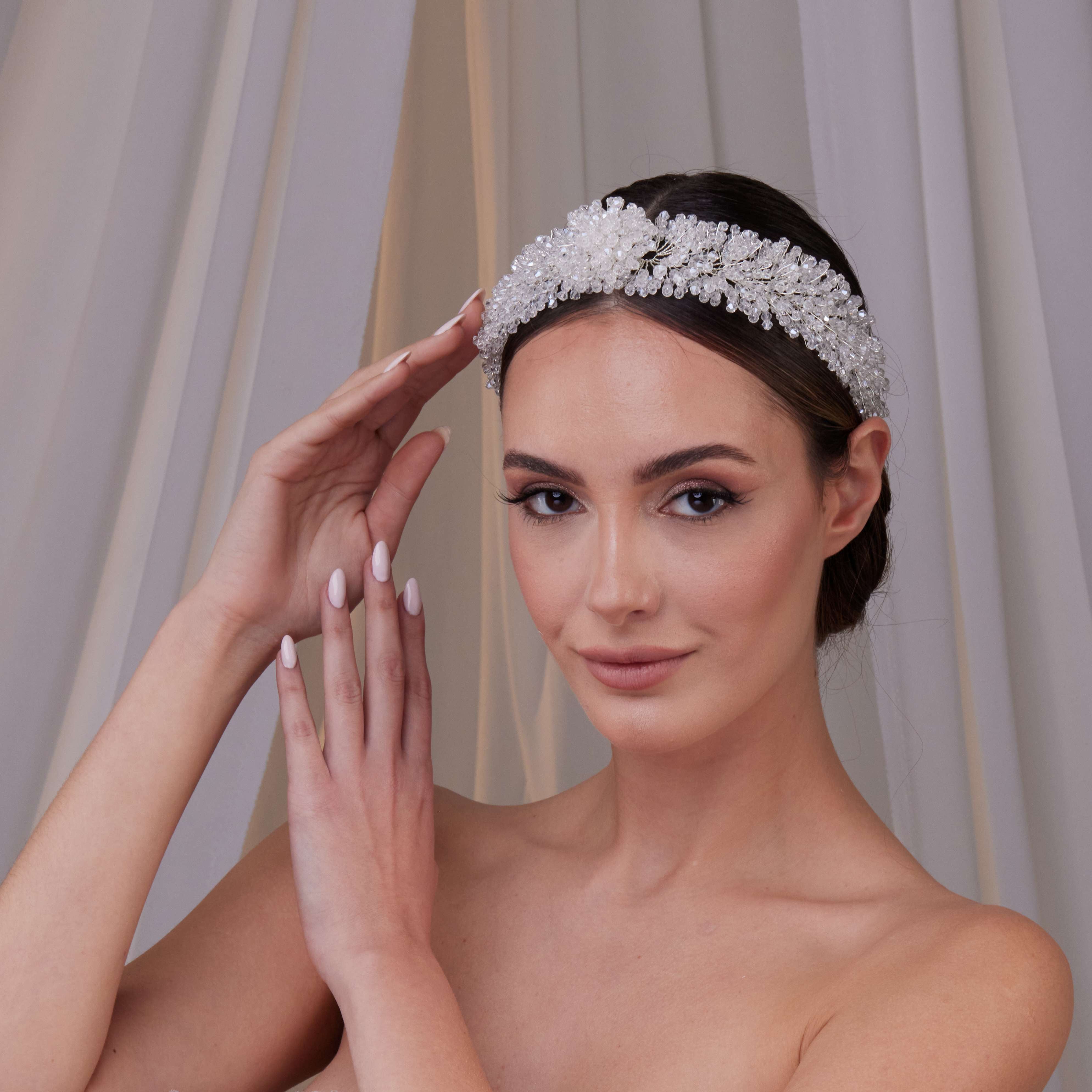 Crystal Beaded Bridal Hair Band