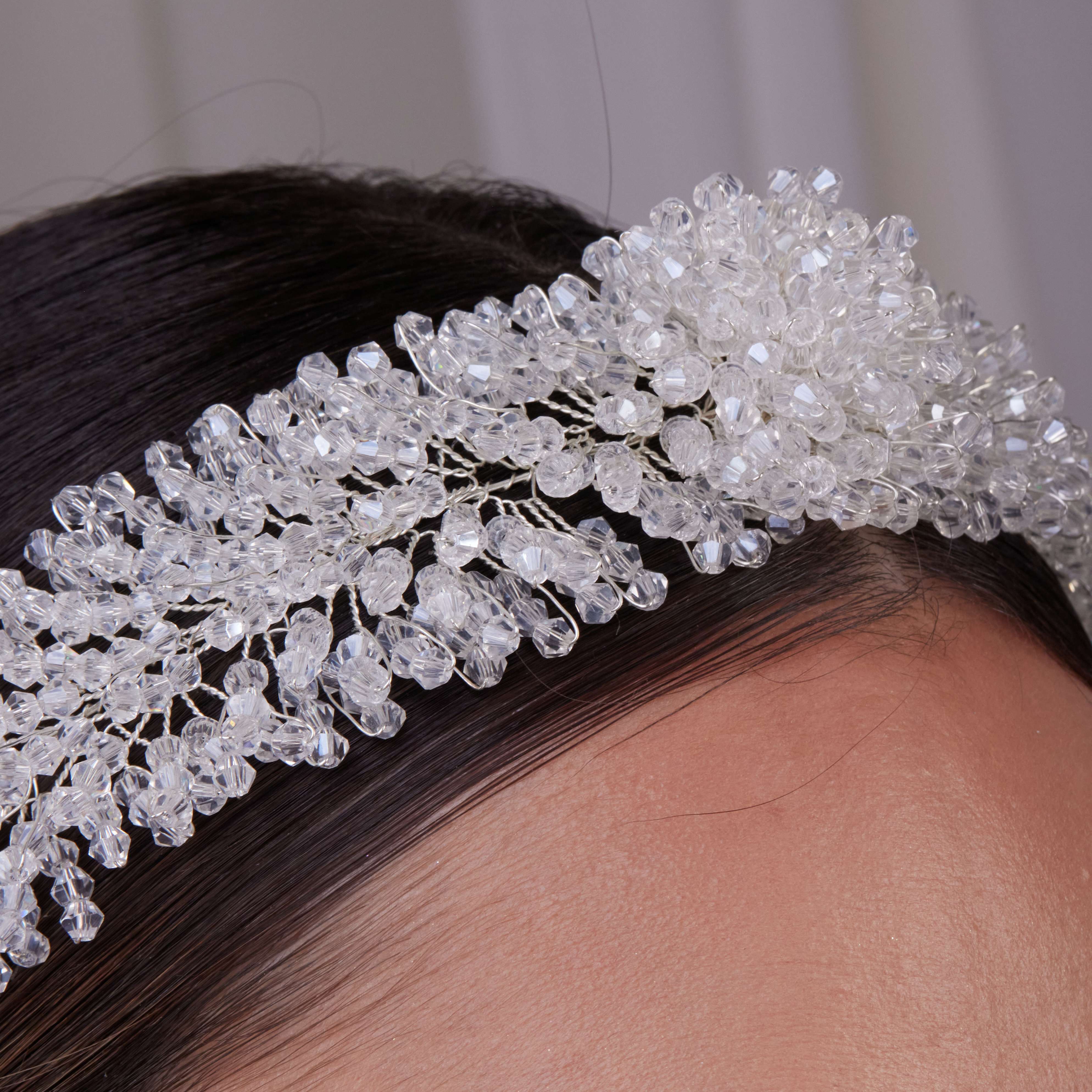 Crystal Beaded Bridal Hair Band