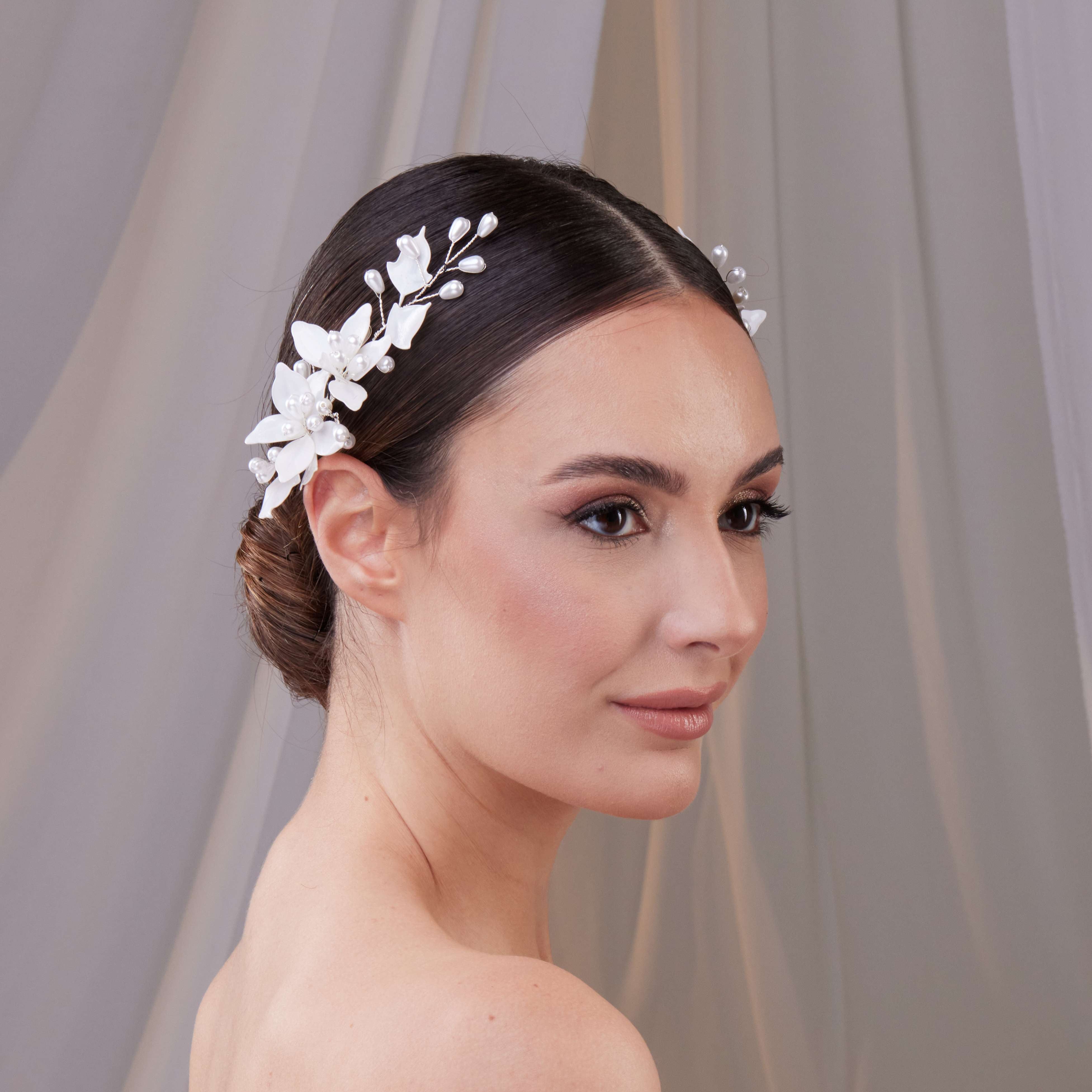 Braut Haarranke - Hochzeitskopfschmuck