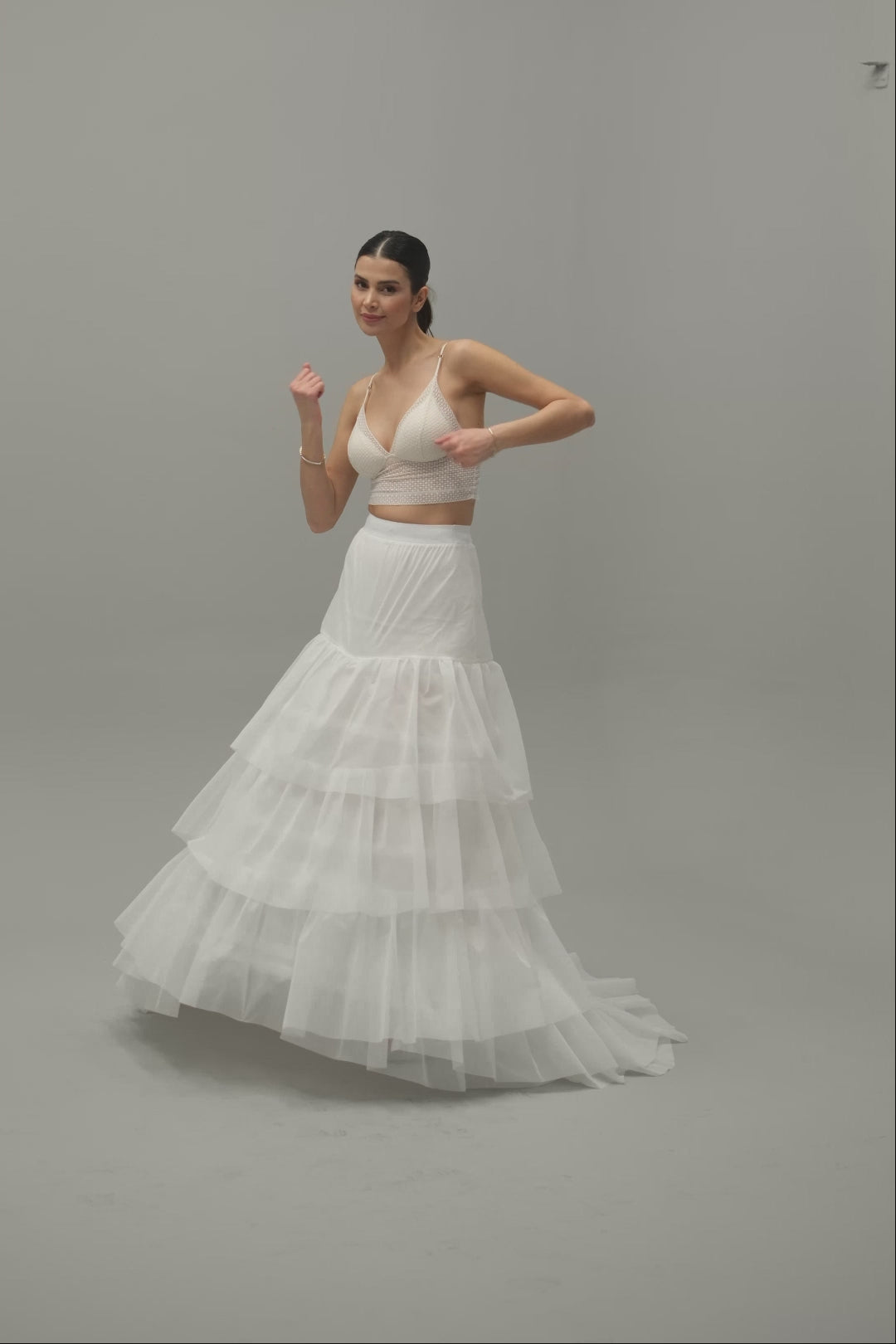 Wedding Dress Underskirt, White Petticoat