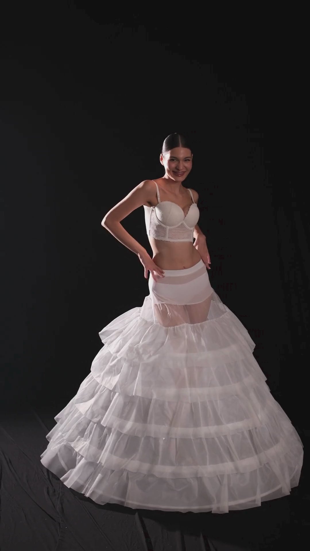 Unterrock für Brautkleider, weißer Petticoat