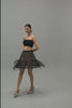 Lightweight hoop petticoat adding structure to short dresses