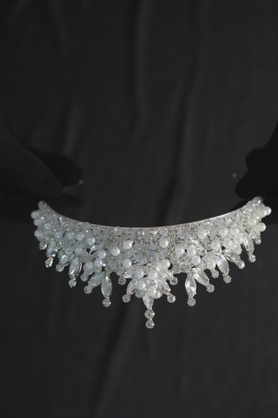 Crystal and Pearl Tiara