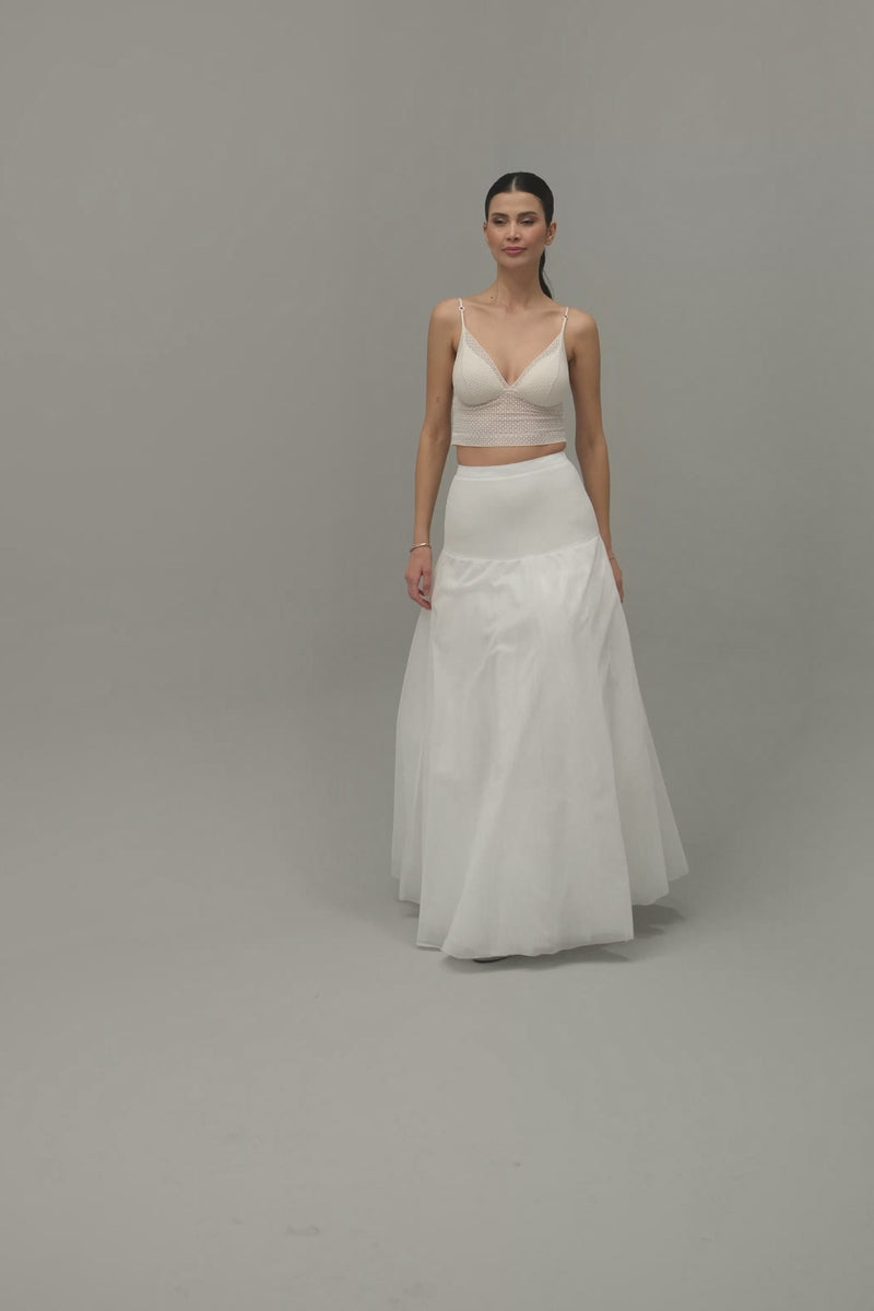 navy blue dress for baby girl Do You Need To Wear An Underskirt With Your Wedding Dress? main image 1