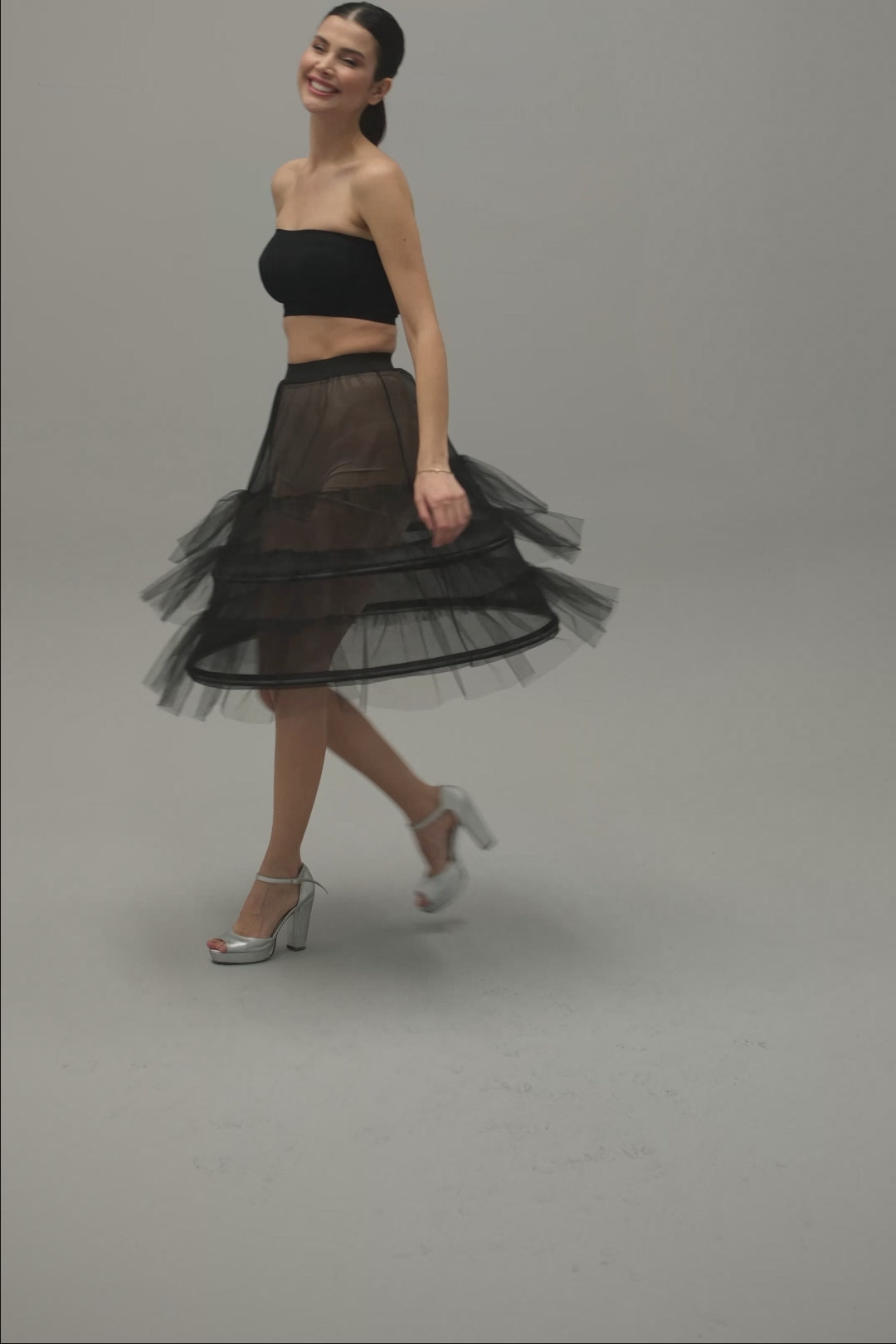 Black Petticoat, Wedding Dress Underskirt