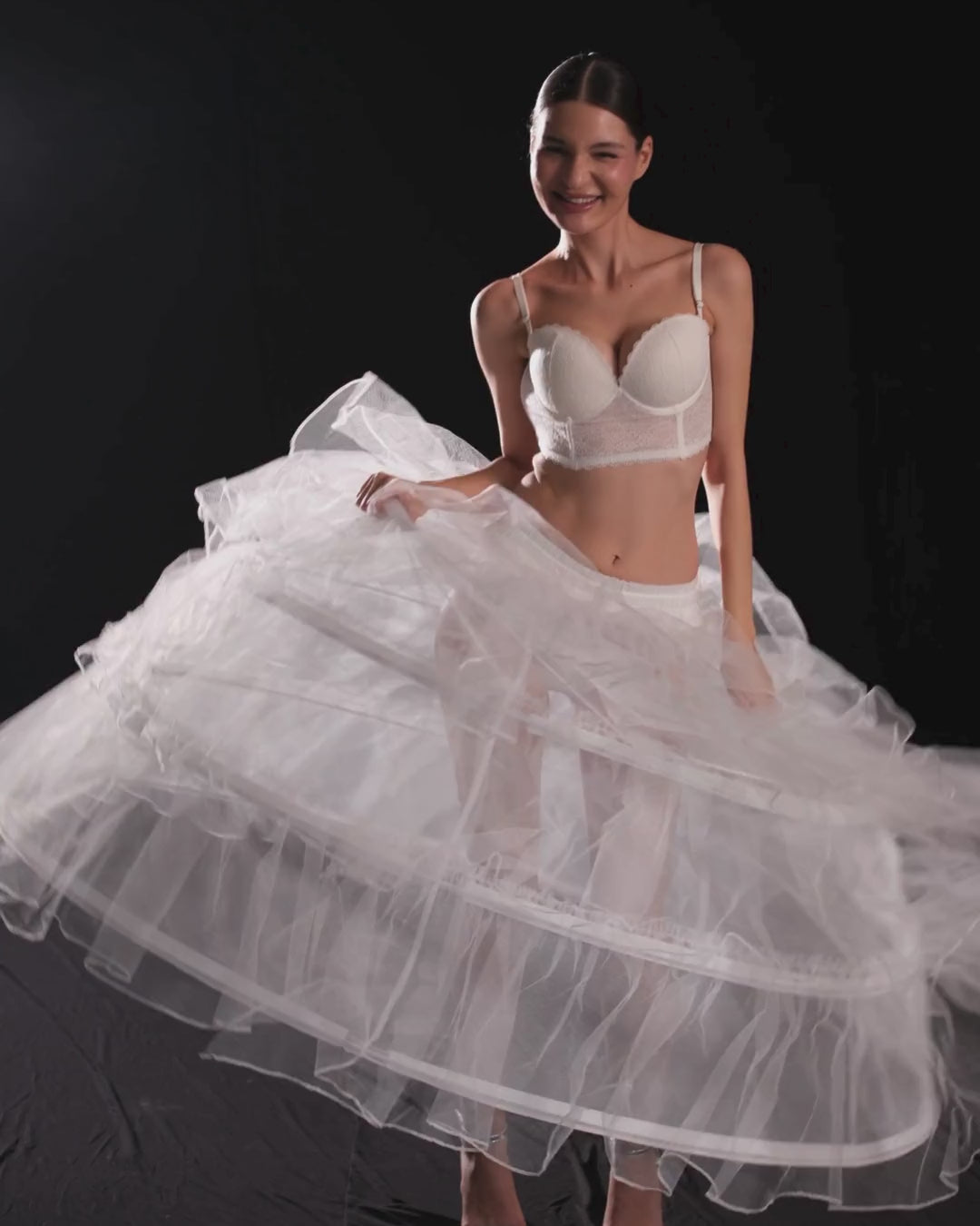 Unterrock für Brautkleider, weißer Petticoat