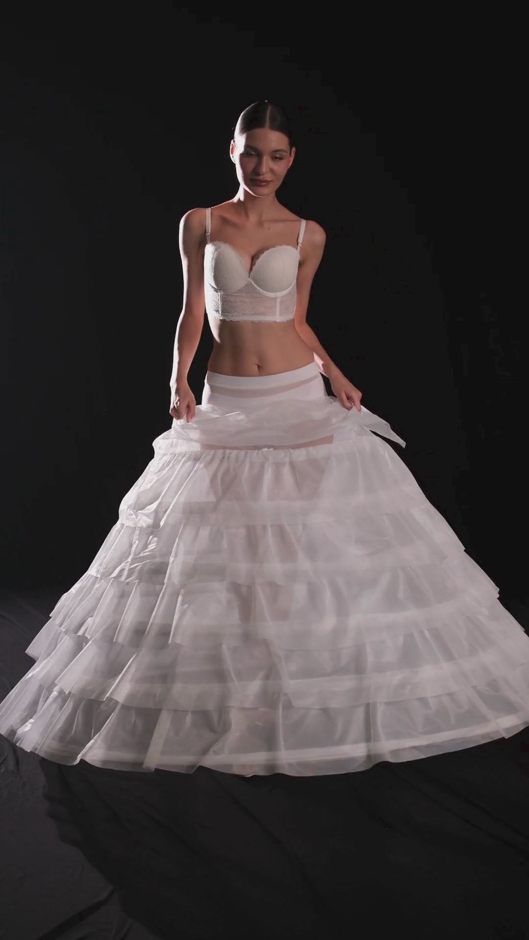 Unterrock für Brautkleider, weißer Petticoat