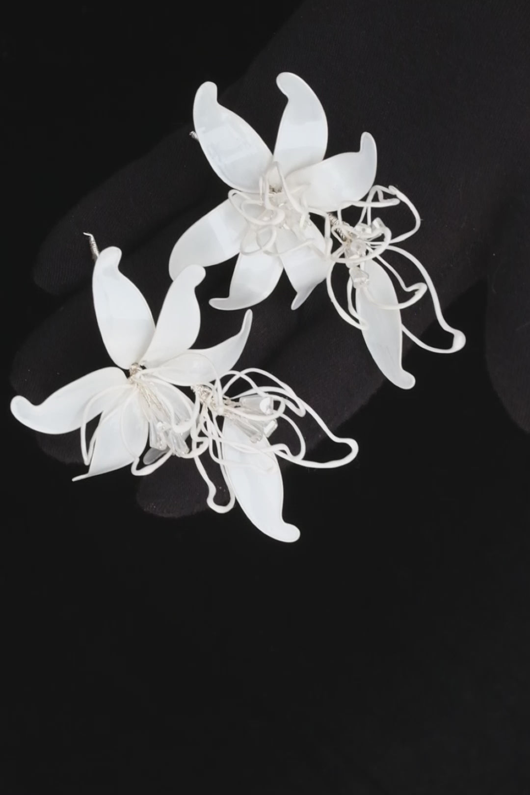 Two-Piece Resin Flower Hair Pin Set